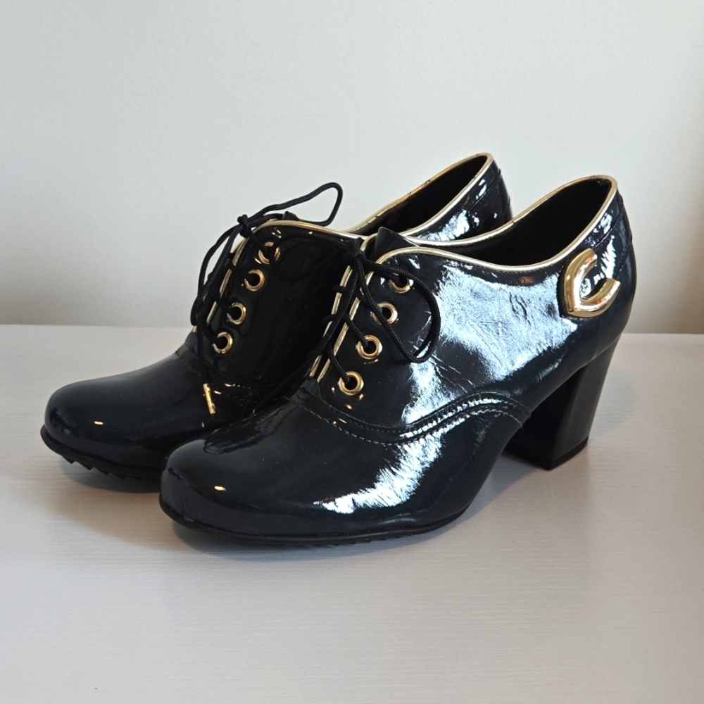 Piccadilly Patent Leather Heels